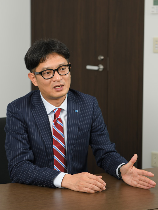 インタビュー風景